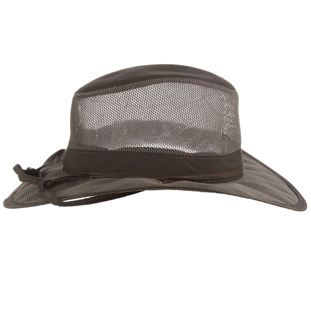 Supplex® Nylon Mesh Brim Safari Hat, 2XL - Dorfman Pacific Safari Hat Dorfman Hat Co.