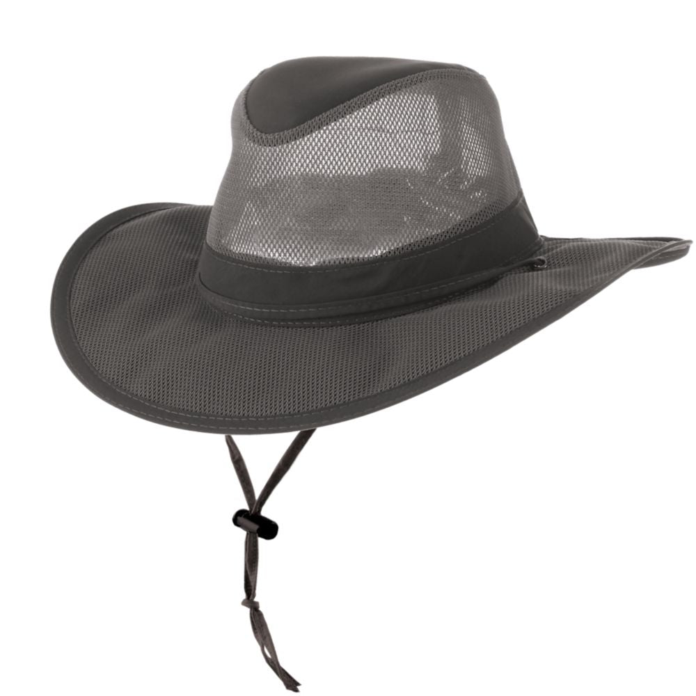 Supplex® Nylon Mesh Brim Safari Hat, 2XL - Dorfman Pacific Safari Hat Dorfman Hat Co.