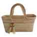 Tagetes Handwoven Palm Straw Tote - Scala Bags Bags Cappelli Straworld