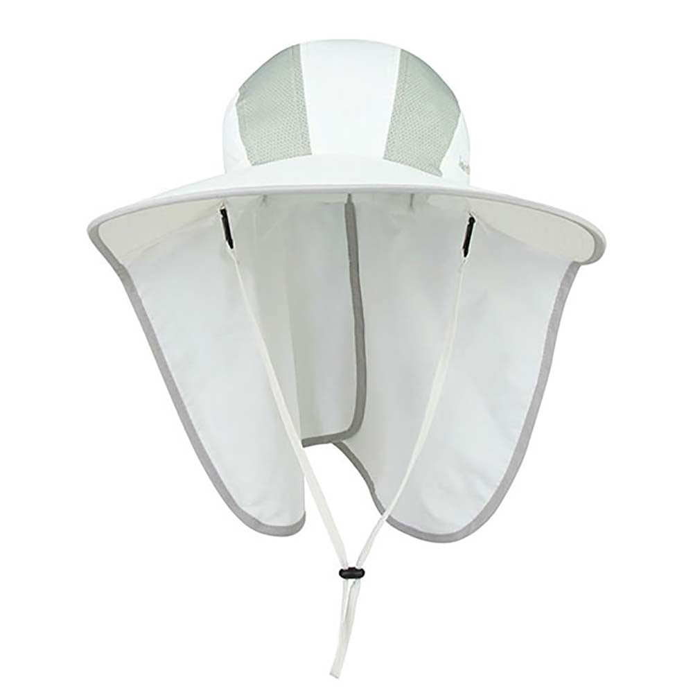 Taslon Large Bill UV Cap with Neck Cape - Juniper UV Wear Cap MegaCI    