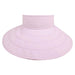 Taslon Large Bill Visor Hat with Detachable Neck Cape - Juniper UV Wear Visor Cap MegaCI    