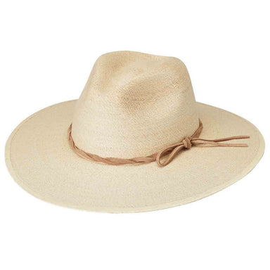 Tulum Natural Palm Straw Wide Brim Hat - Wallaroo Hats Safari Hat Wallaroo Hats    