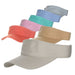 Unisex Cotton Tennis Visors - Dorfman Hat Co Visor Cap Dorfman Hat Co.
