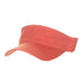 Unisex Cotton Tennis Visors - Dorfman Hat Co Visor Cap Dorfman Hat Co. V7-ORAN Orange
