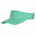 Unisex Cotton Tennis Visors - Dorfman Hat Co Visor Cap Dorfman Hat Co. V7-GREEN Green