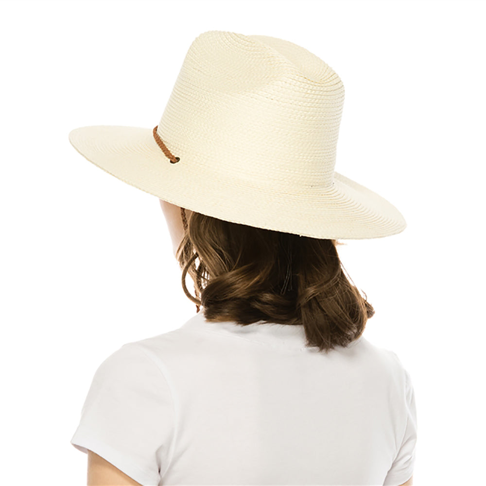 Unisex Packable Straw Cattleman Cowboy Hat - Boardwalk Style  display picture 3