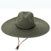 Unisex Wide Brim Gardening Hat with Chin Cord - Boardwalk Style Hats Safari Hat Boardwalk Style Hats DA1849GNm Green Tweed Medium (57 cm) 
