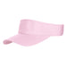 Unisex Cotton Tennis Visors - Dorfman Hat Co Visor Cap Dorfman Hat Co. V7-PINK Pink