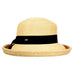Up Turn Brim Summer Hat - Scala Collection Hats Kettle Brim Hat Scala Hats LP213-NAT Natural