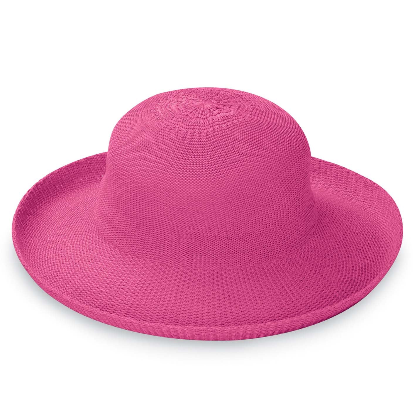 Victoria by Wallaroo Hats Kettle Brim Hat Wallaroo Hats VIC-20-HP Hot Pink M/L (58 cm) - UPF50+ Lined Crown