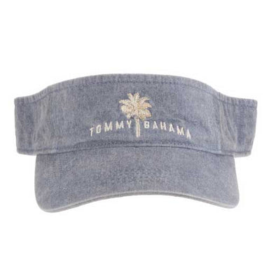 Washed Cotton Sun Visor - Tommy Bahama Hats Visor Cap Tommy Bahama Hats TBV3-OCEAN Blue  