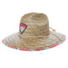 Watermelon Slice Lifeguard Hat for Small Heads - Makai Hats Lifeguard Hat Makai Hat MAK106OS Natural Small
