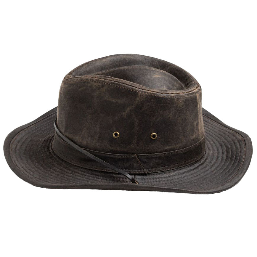 Weathered Cotton Outback Hat, Small to 3XL Size - DPC Headwear Safari Hat Dorfman Hat Co.