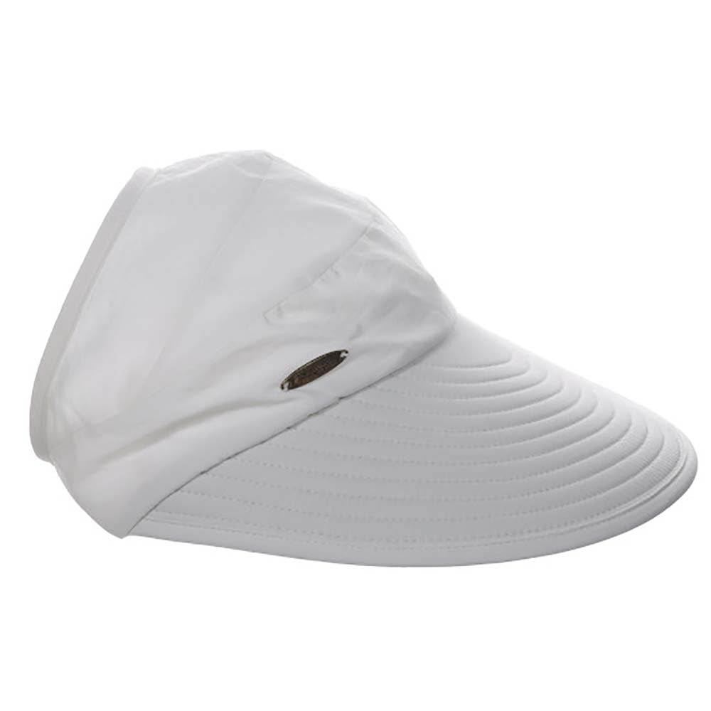 Wide Bill Cap with Open Crown for Ponytail - Panama Jack Hats Cap Panama Jack Hats    