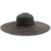 Wide Brim Braided Floppy Beach Hat for Large Heads - Fadivo Hats Wide Brim Sun Hat Fadivo New York    