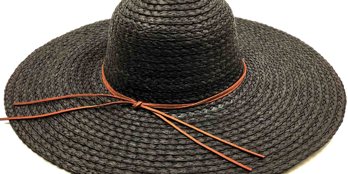 Wide Brim Braided Floppy Beach Hat for Large Heads - Fadivo Hats