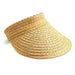 Wide Brim Braided Roll Up Sun Visor for Smaller Heads - Fadivo Hats, Visor Cap - SetarTrading Hats 