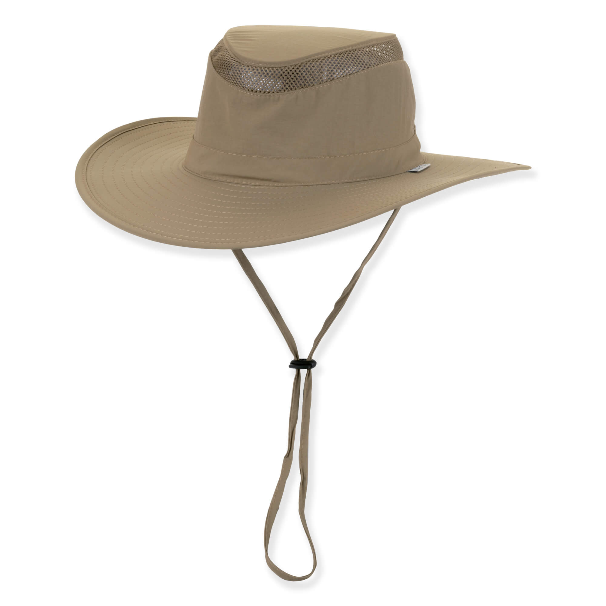 Wide Brim Lightweight Boonie Hat with Chin Strap - Sun 'N' Sand Hats Bucket Hat Sun N Sand Hats HTT1313B-ML Olive M/L (59 cm)
