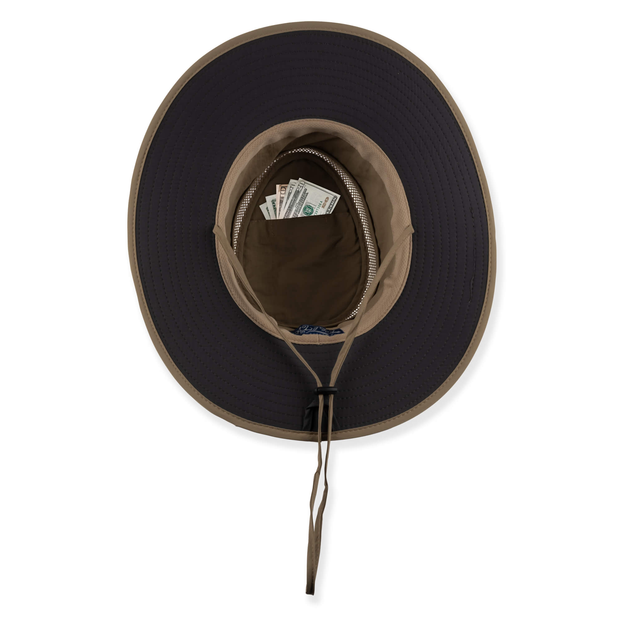 Wide Brim Lightweight Boonie Hat with Chin Strap - Sun 'N' Sand Hats Bucket Hat Sun N Sand Hats