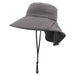 Wide Brim Sun Hat with Neck Flap - Juniper UV Blocking Hats, Cap - SetarTrading Hats 