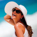 Wide Brim Packable Straw Beach Hat - Sun 'N' Sand Hats Wide Brim Sun Hat Sun N Sand Hats