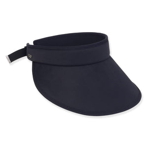 [Brown Hat] GABRIEL SUN VISOR BK / 税込み Wide Brim Spandex Sun Visor with Buckle Closure - Sun 'N