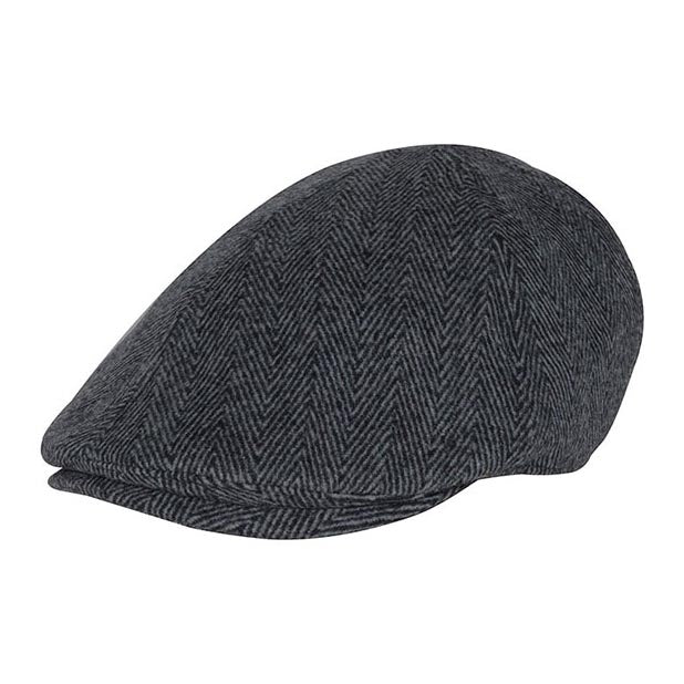 Wool Blend Herringbone Duckbill Cap - Infinity Selections