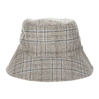 Wool Blend Scottish Tweed Bucket Hat - Scala Hats Bucket Hat Scala Hats LW758 Brown OS 