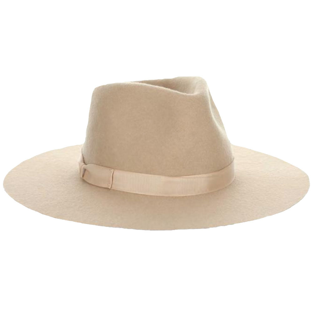 Wool Felt Flat Brim Safari Hat - Biltmore Vintage Hats, Cowboy Hat - SetarTrading Hats 