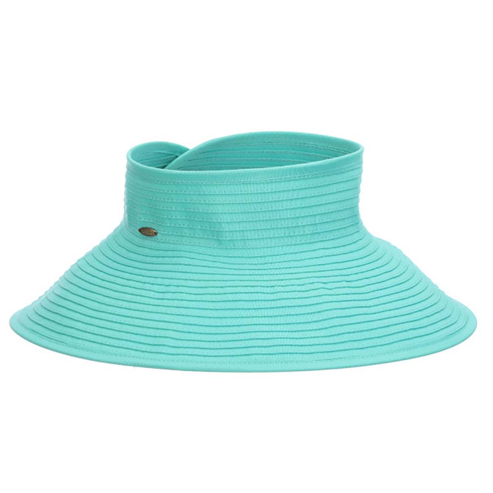 Wrap-Around Fabric Sun Visor Hat Scala Hats — SetarTrading Hats
