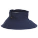 Wrap-Around Fabric Sun Visor Hat - Scala Hats Visor Cap Scala Hats    