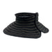 Wrap Around Roll Up Sun Visor with Flowers - Milani Hats Visor Cap Milani Hats    