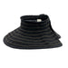 Wrap Around Roll Up Sun Visor with Flowers - Milani Hats Visor Cap Milani Hats    
