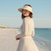 Wrap Around Visor Hat with Bow for Small Heads - Sun 'N' Sand Hats Visor Cap Sun N Sand Hats