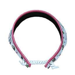 Curly coil sun visor style or women