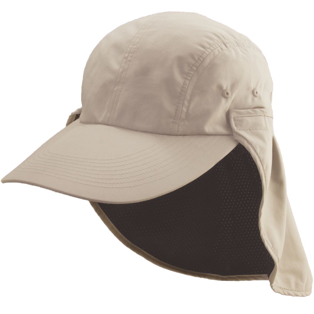 Microfiber Fishing Cap with Long Bill and Sun Shield -DPC Outdoor