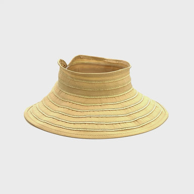 Wrap Around Roll Up Sun Visor Hat - Milani Hats Visor Cap Milani Hats