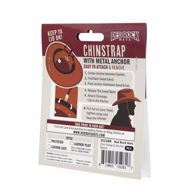 Removable Chin Strap and Anchor Accessories Red Rock Hats
