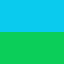 Colorful Three Tone Visor Visor Cap Boardwalk Style Hats WSPP564TQ Turquoise / Lime  