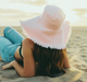 Salt Water Cotton Canvas Beach Hat with Frayed Brim - Makai Hats Floppy Hat Makai Hat