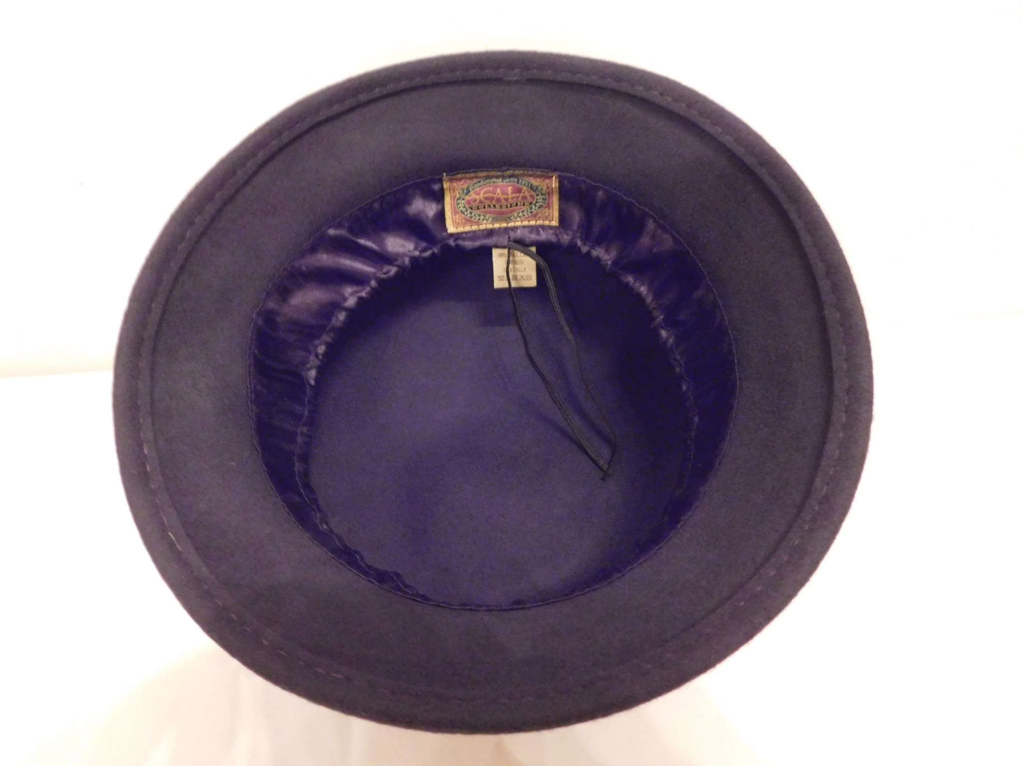 Wool Felt Cloche with Velvet Beaded Applique - Scala Collezione, Cloche - SetarTrading Hats 