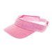 Terrycloth Sun Visor - Boardwalk Style Visor Cap Boardwalk Style Hats da1795pk Pink  