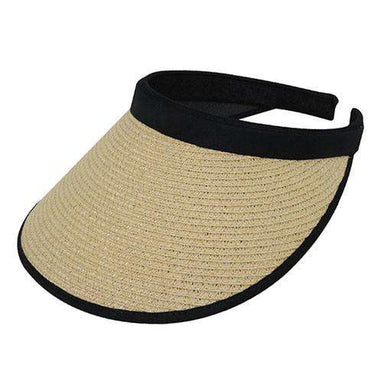 Toyo Straw Clip-on Sun Visor Visor Cap MegaCI MC4128NT Natural