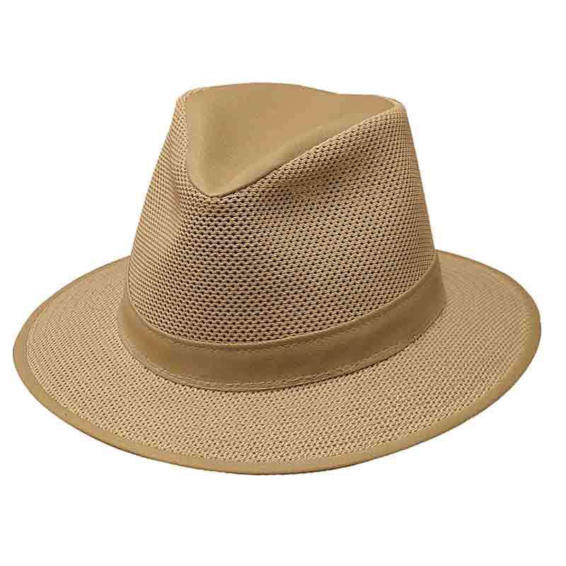 Packable Hiker Hat, S to 3XL Hat Sizes - Henschel Breezer Hats Safari Hat Henschel Hats h4310-95KHm Khaki Medium (22 1/4") 