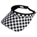 Checkmate Golf Sun Visor with Coil Lace by GloveIt, Visor Cap - SetarTrading Hats 