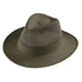 Hiker Hat with Low Crown - Henschel Breezer Hats Safari Hat Henschel Hats h5197olS Olive Small (22") 