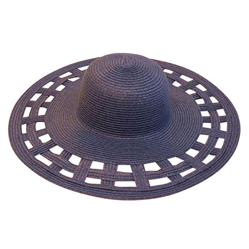 Cutout Brim Straw Summer Hat, Natural - Boardwalk Style — SetarTrading Hats