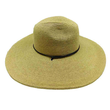 Ladies Jumbo Brown Gardening Straw Hat, Aprox 20x20 Maximum Sun