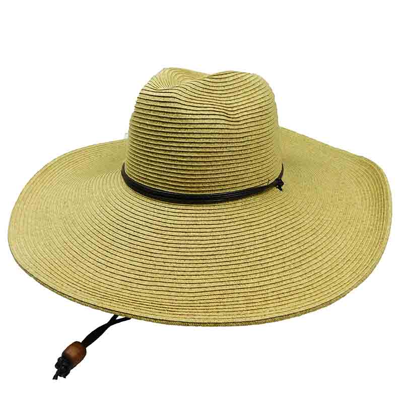 Wide Brim unisex Gardening Hat by JSA - Large and XL Size Hats Wheat Tweed / Medium (57 cm)