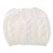 Cable Knit Messy Bun Beanie - DNMC Beanie Boardwalk Style Hats da7015 Ivory M/L (58 cm) 